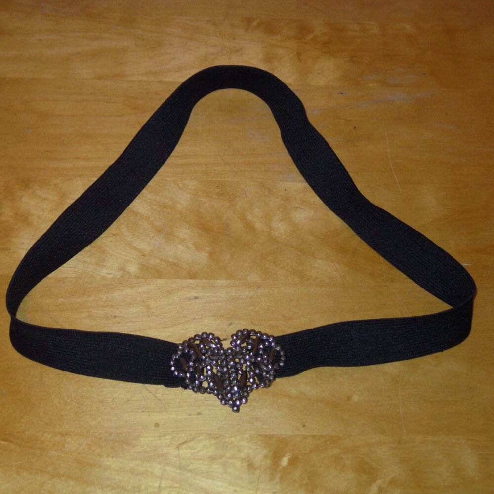 Antique Victorian Vintage Cut Steel Marcasite Belt Buckle - 2 Pieces